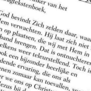 Het ontstaan van het dagtekstenboek